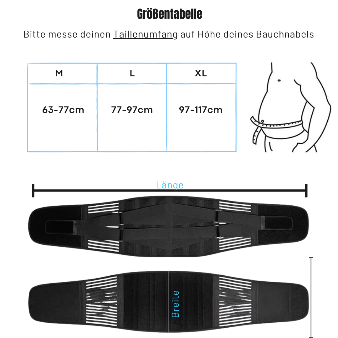 LumboGuard Pro – Premium Rückenstütze für maximale Stabilität