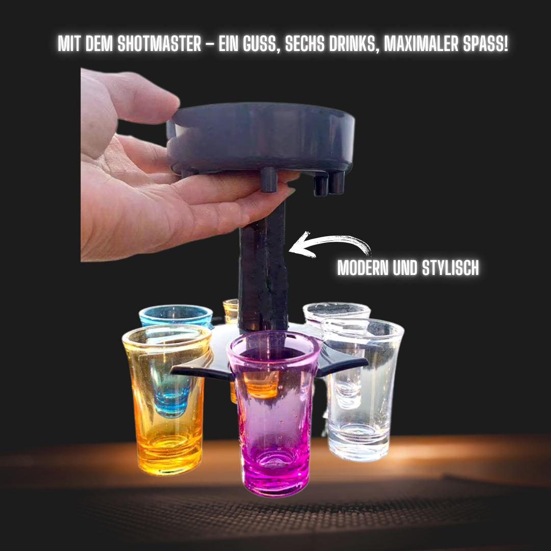 ShotMaster – 6 Drinks auf einen Schlag, perfekt für deine nächste Party