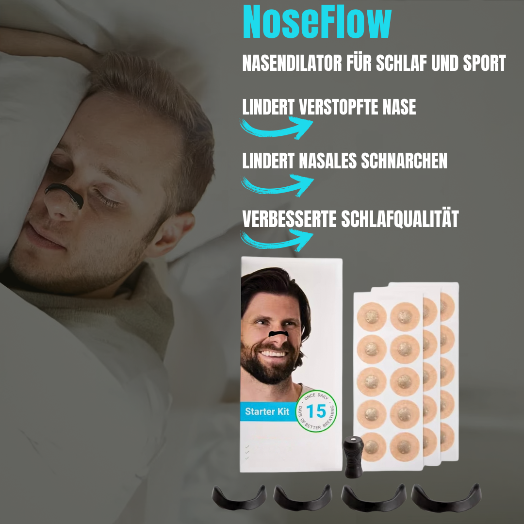 NoseFlow Kit - bessere Atmung, besserer Schlaf